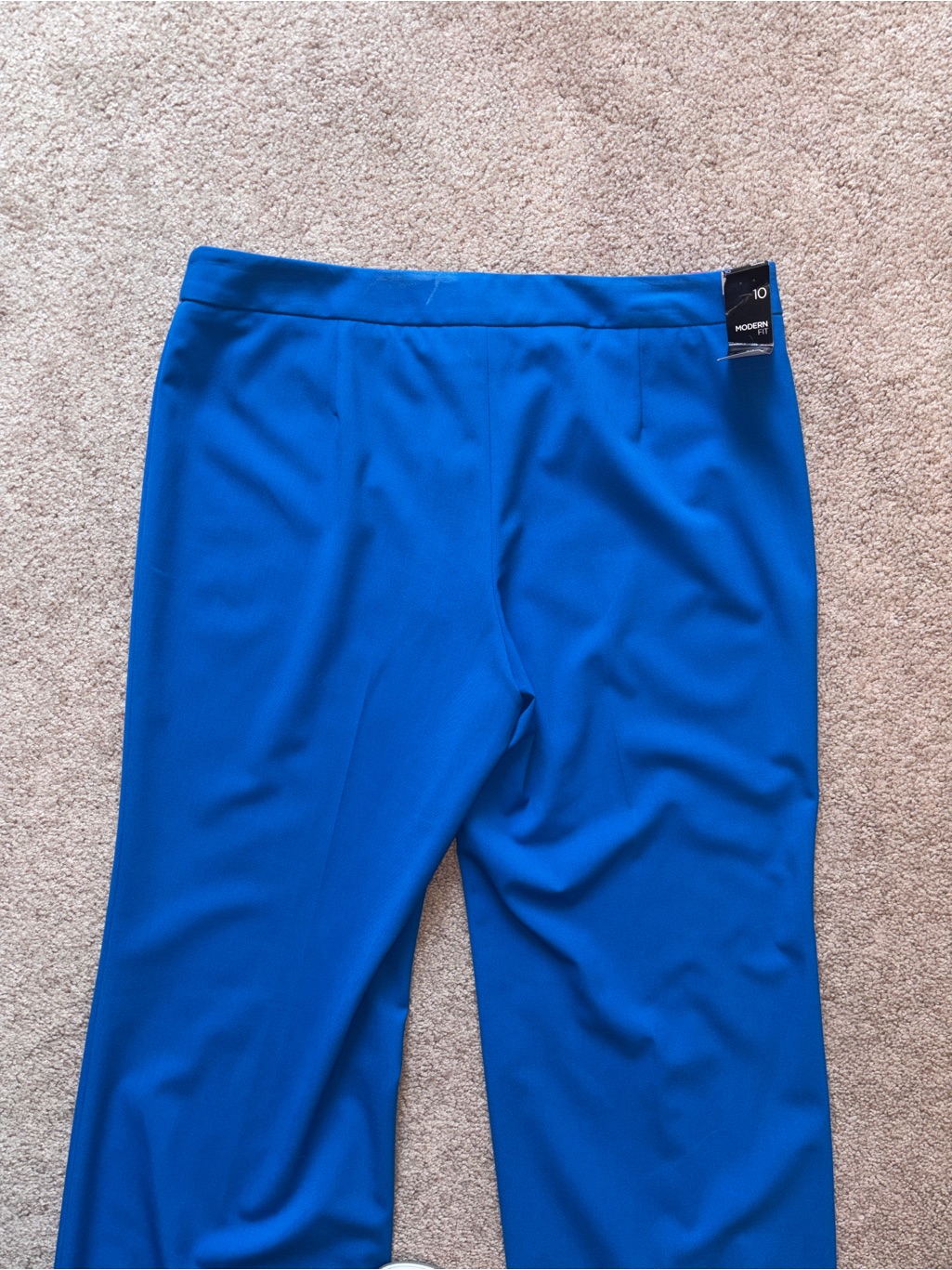 Nwt Jones New York Bright Royal Blue Wide Leg Stretch Dress Pants 10 — image 5 of 8